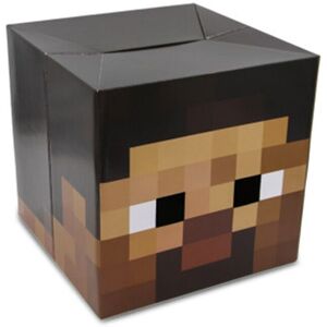 Unbranded (Brown Steve) Minecraft Cardboard Headgear Box Cosplay Costume Unbranded (Brown Steve) Minecraft Cardboard Headgear Box Cosplay Costume