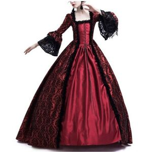 Unbranded (WineRed, XL) Women's Marie Antoinette Costume Gothic Victorian Dress Unbranded (WineRed, XL) Women's Marie Antoinette Costume Gothic Victorian Dress