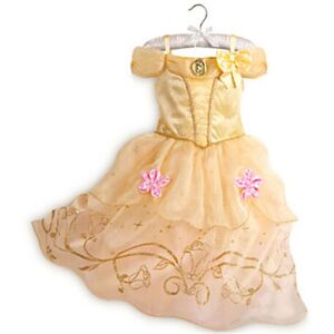Unbranded (#I Belle Dress, 100cm/3-4Years) Girl disney princess skirt dress cosplay costum Unbranded (#I Belle Dress, 100cm/3-4Years) Girl disney princess skirt dress cosplay costum