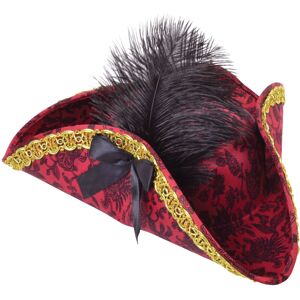 Official Forum BH658 Red Ladies Pirate Tricorn Hats Official Forum BH658 Red Ladies Pirate Tricorn Hats