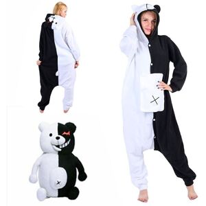 Unbranded (Jumpsuit, L) Danganronpa Monokuma Cosplay Unisex One-piece Pajamas Unbranded (Jumpsuit, L) Danganronpa Monokuma Cosplay Unisex One-piece Pajamas