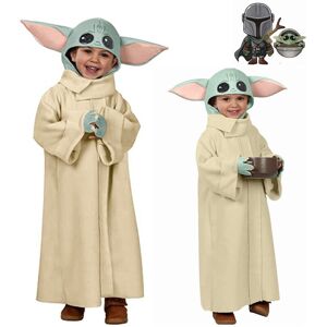 fancy dress (M) Baby Yoda Star Wars Kid's Halloween Cosplay Costume Full Set fancy dress (M) Baby Yoda Star Wars Kid's Halloween Cosplay Costume Full Set