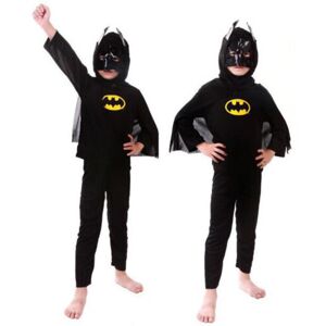 Unbranded (Batman, 4-5 Years) Child Superhero Fancy Dress Boy Kid Cosplay Spiderman Costum Unbranded (Batman, 4-5 Years) Child Superhero Fancy Dress Boy Kid Cosplay Spiderman Costum