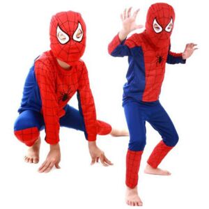 Unbranded (Red & Blue Spiderman, 3-4 Years) Kids Boys Superhero Spiderman Cosplay Costume Unbranded (Red & Blue Spiderman, 3-4 Years) Kids Boys Superhero Spiderman Cosplay Costume