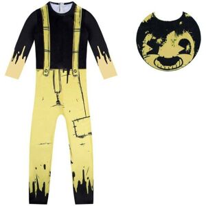 Unbranded (11-12 Years) Kids Bendy And The Ink Machine Costume Fancy Jumpsuit & Mask Cospl Unbranded (11-12 Years) Kids Bendy And The Ink Machine Costume Fancy Jumpsuit & Mask Cospl
