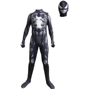 Unbranded (Jumpsuit+Headcover, Adult S) Kids Adult Venom Spider-Man Superhero Boys Cosplay Unbranded (Jumpsuit+Headcover, Adult S) Kids Adult Venom Spider-Man Superhero Boys Cosplay