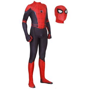 Unbranded (Jumpsuit+HeadCover, M(Suggest Height 120-140 cm)) Peter Parker Adult Kids Spide Unbranded (Jumpsuit+HeadCover, M(Suggest Height 120-140 cm)) Peter Parker Adult Kids Spide