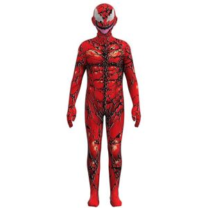 Unbranded (110) Kids Venom Carnage Jumpsuit Red Fullbody Costume Suit Halloween COS Perfor Unbranded (110) Kids Venom Carnage Jumpsuit Red Fullbody Costume Suit Halloween COS Perfor