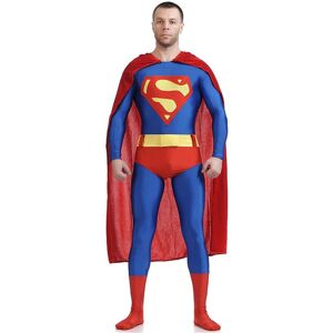 Unbranded (Adult 3XL) Hero Superman Superhero Christopher Reeve Red Jumpsuit Halloween Cos Unbranded (Adult 3XL) Hero Superman Superhero Christopher Reeve Red Jumpsuit Halloween Cos