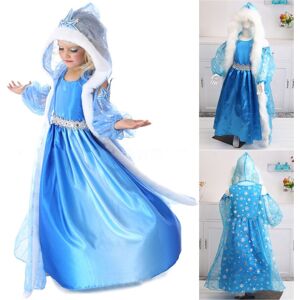 Unbranded (#3 Elsa Dress C Blue, 3-4 Years) Frozen Girls Kids Elsa Fancy Dress Costume Pri Unbranded (#3 Elsa Dress C Blue, 3-4 Years) Frozen Girls Kids Elsa Fancy Dress Costume Pri