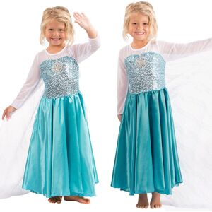 Unbranded (#6 Elsa Dress F Blue & White, 3-4 Years) Frozen Girls Kids Elsa Fancy Dress Cos Unbranded (#6 Elsa Dress F Blue & White, 3-4 Years) Frozen Girls Kids Elsa Fancy Dress Cos