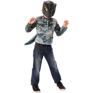 Rubies Rubie's 34371 Jurassic World Velociraptor Blue Kids Deluxe Costume (Age 4-6 Year Rubies Rubie's 34371 Jurassic World Velociraptor Blue Kids Deluxe Costume (Age 4-6 Year