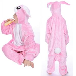 Unbranded (Pink Rabbit, 110cm) Animal Flannel Pyjamas Kids Cosplay Cute Onesie Sleepwear P Unbranded (Pink Rabbit, 110cm) Animal Flannel Pyjamas Kids Cosplay Cute Onesie Sleepwear P