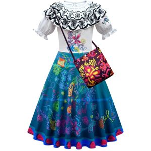(2-3 Years) AmzBarley Mirabelle Madrigal Dress Children's Encanto Costume (2-3 Years) AmzBarley Mirabelle Madrigal Dress Children's Encanto Costume