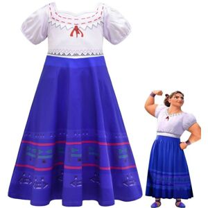 Unbranded (Luisa Dress, 120 / 7-8Y) Encanto Girls Princess Mirabel Fancy Cosplay Dress Unbranded (Luisa Dress, 120 / 7-8Y) Encanto Girls Princess Mirabel Fancy Cosplay Dress
