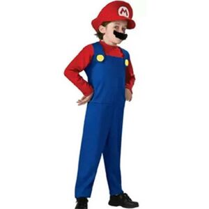 Unbranded ((Boys) Red Mario, 7-8 Years) Kids Boys Super Mario Bros Luigi Cosplay Costume Unbranded ((Boys) Red Mario, 7-8 Years) Kids Boys Super Mario Bros Luigi Cosplay Costume