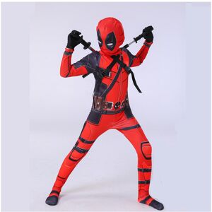 Unbranded (Cloth+Backpack + Dual Swords , 6-7 Years) Kids Boys Deadpool Halloween Party Co Unbranded (Cloth+Backpack + Dual Swords , 6-7 Years) Kids Boys Deadpool Halloween Party Co