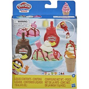 Play-Doh Kitchen Creations Double Drizzle Ice Cream Playset for Children 3 Years Play-Doh Kitchen Creations Double Drizzle Ice Cream Playset for Children 3 Years