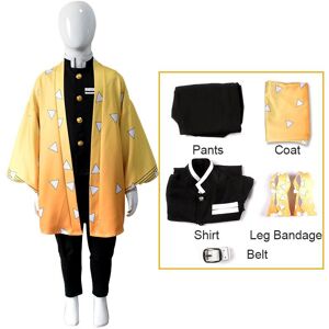 Unbranded (Agatsuma Zenitsu Suit, 140cm) Demon Slayer Kids Cosplay Kamado Nezuko Tanjiro K Unbranded (Agatsuma Zenitsu Suit, 140cm) Demon Slayer Kids Cosplay Kamado Nezuko Tanjiro K