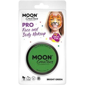 Smiffys Moon Creations Pro Face Paint Cake Pot Bright Gre Smiffys Moon Creations Pro Face Paint Cake Pot Bright Gre