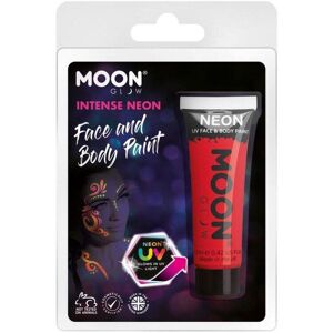 Smiffys Moon Glow Intense Neon UV Face Paint Red Smiffys Moon Glow Intense Neon UV Face Paint Red