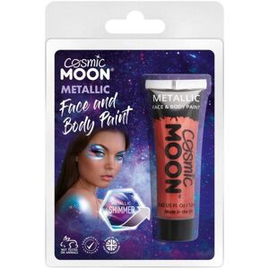 Smiffys Cosmic Moon Metallic Face & Body Paint Red Smiffys Cosmic Moon Metallic Face & Body Paint Red