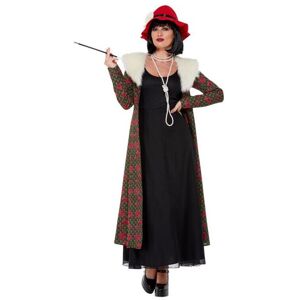 Smiffys (Large) 20s Gangsters Mol Costume Black Womens Smiffys (Large) 20s Gangsters Mol Costume Black Womens