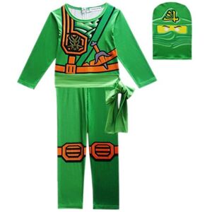 Unbranded (Green, 140cm) Kids Ninjago Kai Jay Cosplay Glove Hat Set Halloween Party Jumps Unbranded (Green, 140cm) Kids Ninjago Kai Jay Cosplay Glove Hat Set Halloween Party Jumps