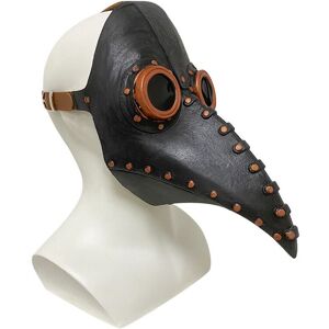 Unbranded (Black Copper Nail) Doctor Mask Plague Bird Long Nose Beak Cosplay Steampunk Pro Unbranded (Black Copper Nail) Doctor Mask Plague Bird Long Nose Beak Cosplay Steampunk Pro