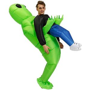 SinoDragon Adult Halloween Inflatable Costume Blow Up Suits Alien Carrying Human SinoDragon Adult Halloween Inflatable Costume Blow Up Suits Alien Carrying Human