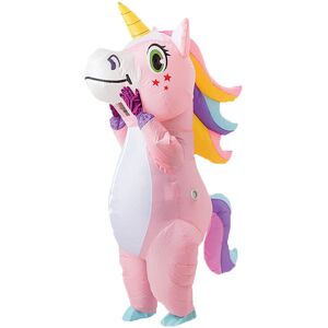 Unbranded (Pink is suitable for height (150-190) cm) Adult Inflatable Unicorn Costume Pink Unbranded (Pink is suitable for height (150-190) cm) Adult Inflatable Unicorn Costume Pink