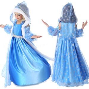 Unbranded (4-5Years) Girls Kids Frozen Elsa Fancy Dress Up Costume Party Cosplay Clothing Unbranded (4-5Years) Girls Kids Frozen Elsa Fancy Dress Up Costume Party Cosplay Clothing