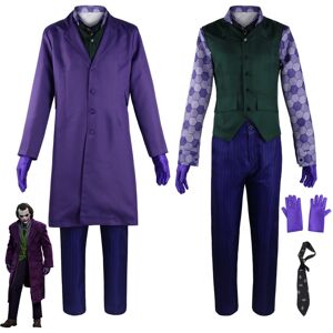 Unbranded (3XL) Batman The Dark Knight Joker Cosplay Costume Outfits Full Set for Adult Ha Unbranded (3XL) Batman The Dark Knight Joker Cosplay Costume Outfits Full Set for Adult Ha