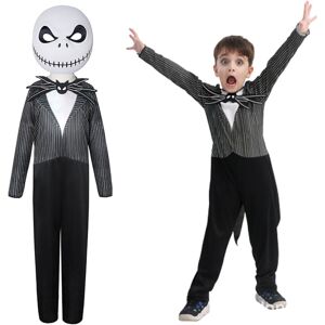 Unbranded (3-4 Years) Jack Skellington Costume The Nightmare Before Christmas Kid Hallowee Unbranded (3-4 Years) Jack Skellington Costume The Nightmare Before Christmas Kid Hallowee