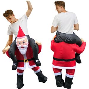 DINAMR Inflatable Christmas Costume Santa Claus Ride On Adults Dress Outfit Cosplay DINAMR Inflatable Christmas Costume Santa Claus Ride On Adults Dress Outfit Cosplay