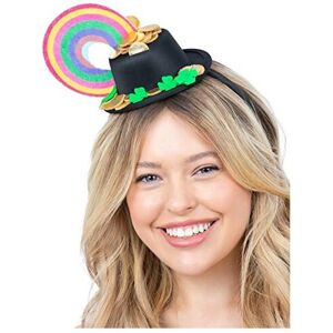 Smiffys 53187 Rainbow Pot O'Gold Mini Hat, Unisex Adult, Multi-Colour, One Size Smiffys 53187 Rainbow Pot O'Gold Mini Hat, Unisex Adult, Multi-Colour, One Size