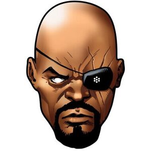 Nick Fury from Marvel's The Avengers Single Card Party Fancy Dress Mask Nick Fury from Marvel's The Avengers Single Card Party Fancy Dress Mask