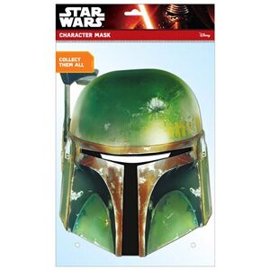 Boba Fett Official Star Wars Card Party Fancy Dress Mask Boba Fett Official Star Wars Card Party Fancy Dress Mask