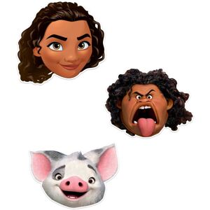 Moana Official Disney Child Size 2D Party Mask Variety 3 Pack Moana Official Disney Child Size 2D Party Mask Variety 3 Pack