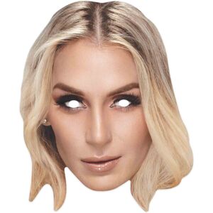 Charlotte Flair WWE Wrestler Official Single 2D Card Party Face Mask Charlotte Flair WWE Wrestler Official Single 2D Card Party Face Mask