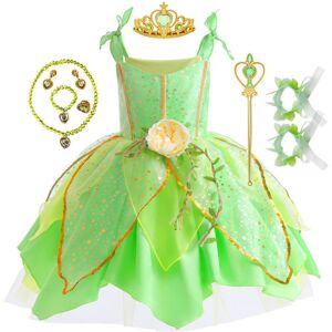 Unbranded (4-5Years) Kids Girls Tinker Bell Fairy Dress Halloween Cosplay Costume Fancy Dr Unbranded (4-5Years) Kids Girls Tinker Bell Fairy Dress Halloween Cosplay Costume Fancy Dr