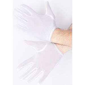 SHATCHI Ladies' Men's White Short Gloves Clown Magician Fancy Santa Costume SHATCHI Ladies' Men's White Short Gloves Clown Magician Fancy Santa Costume