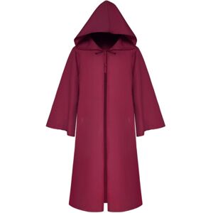 Unbranded (Maroon, 2XL) Wizard Witch Mantle Outfit Unisex Cloak Adults Vampires Robe Cospl Unbranded (Maroon, 2XL) Wizard Witch Mantle Outfit Unisex Cloak Adults Vampires Robe Cospl