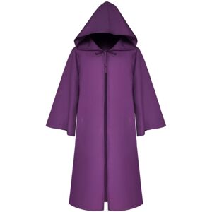 Unbranded (Purple, XL) Wizard Witch Mantle Outfit Unisex Cloak Adults Vampires Robe Cospla Unbranded (Purple, XL) Wizard Witch Mantle Outfit Unisex Cloak Adults Vampires Robe Cospla