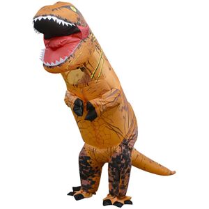 XYTGOGO (Adult (Fits 150-190cm)) Adult Kids Halloween T-REX Inflatable Dinosaur Costume XYTGOGO (Adult (Fits 150-190cm)) Adult Kids Halloween T-REX Inflatable Dinosaur Costume