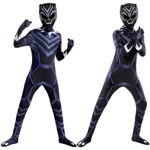 Unbranded (6-7Years) Black Panther Kids Boys Cosplay Jumpsuit Halloween Party Costume Fanc Unbranded (6-7Years) Black Panther Kids Boys Cosplay Jumpsuit Halloween Party Costume Fanc