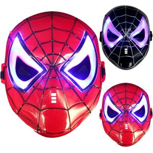 Unbranded (Black) Kids Light Up Spiderman Mask Boys Halloween Party Fancy Dress Superhero Unbranded (Black) Kids Light Up Spiderman Mask Boys Halloween Party Fancy Dress Superhero