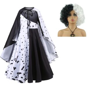 Amelie (skirt + cape + wig, Recommended height 130cm) Loyal Dog Black and White Witch K Amelie (skirt + cape + wig, Recommended height 130cm) Loyal Dog Black and White Witch K