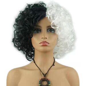Amelie (wig, One size fits all) Loyal Dog Black and White Witch Kuyla cosplay costumes Amelie (wig, One size fits all) Loyal Dog Black and White Witch Kuyla cosplay costumes