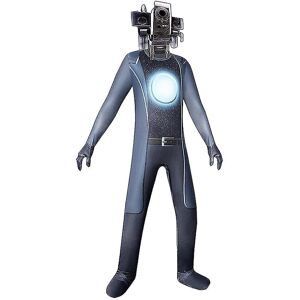 Unbranded (B, 7-8 Years) 4-9 Years Kids Skibidi Toilet Cosplay Costume Tv Man Cameraman Sp Unbranded (B, 7-8 Years) 4-9 Years Kids Skibidi Toilet Cosplay Costume Tv Man Cameraman Sp